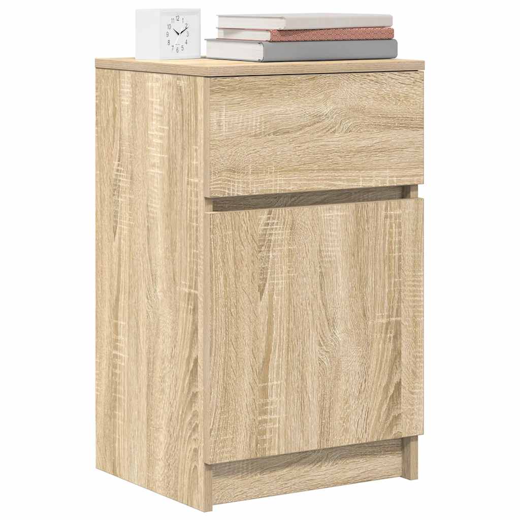 vidaXL Nachttisch Sonoma-Eiche 39x35x65 cm Holzwerkstoff