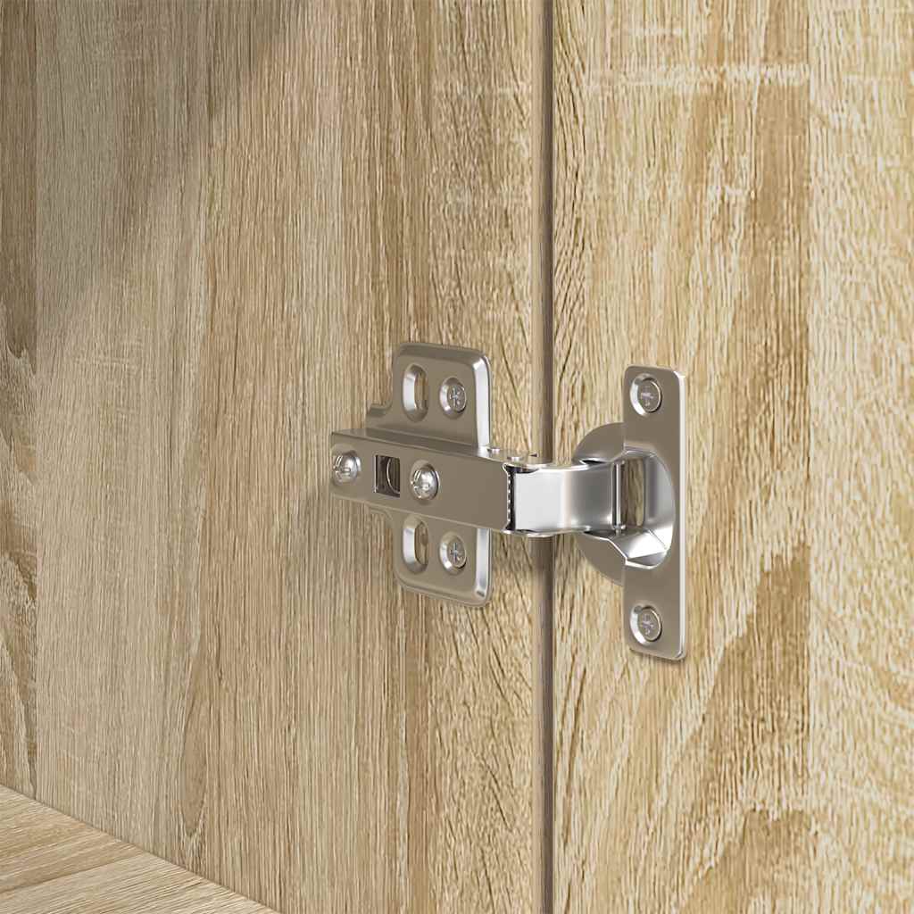 vidaXL Nachttische 2 Stk. Sonoma-Eiche 39x35x65 cm Holzwerkstoff