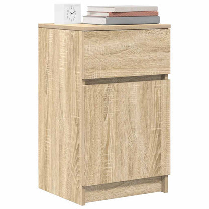 vidaXL Nachttische 2 Stk. Sonoma-Eiche 39x35x65 cm Holzwerkstoff