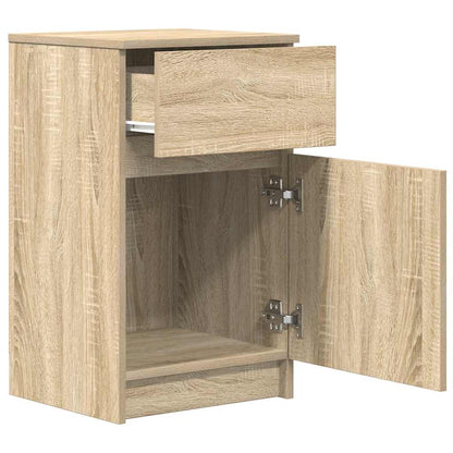 vidaXL Nachttische 2 Stk. Sonoma-Eiche 39x35x65 cm Holzwerkstoff