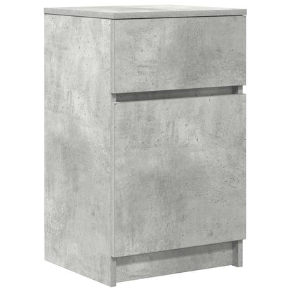 vidaXL Nachttisch Betongrau 39x35x65 cm Holzwerkstoff