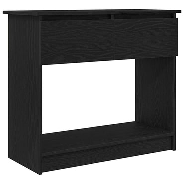vidaXL Table console avec tiroirs Noir 85,5x38,5x74,5 cm