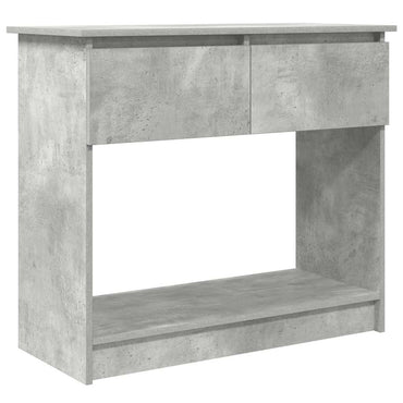 vidaXL Konsolentisch mit Schubladen Betongrau 85,5x38,5x74,5 cm