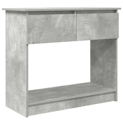 vidaXL Konsolentisch mit Schubladen Betongrau 85,5x38,5x74,5 cm