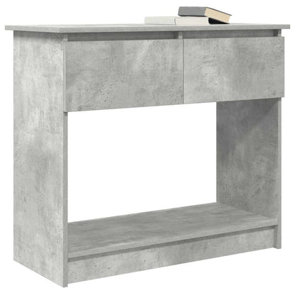 vidaXL Konsolentisch mit Schubladen Betongrau 85,5x38,5x74,5 cm