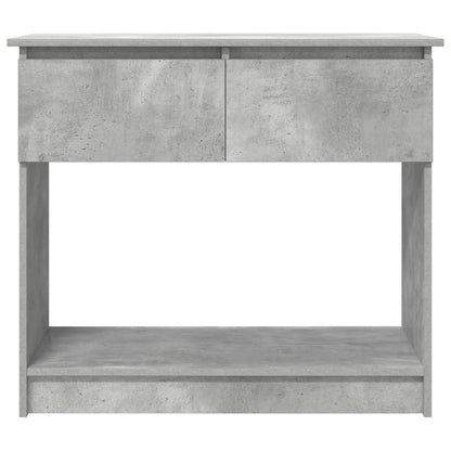 vidaXL Konsolentisch mit Schubladen Betongrau 85,5x38,5x74,5 cm