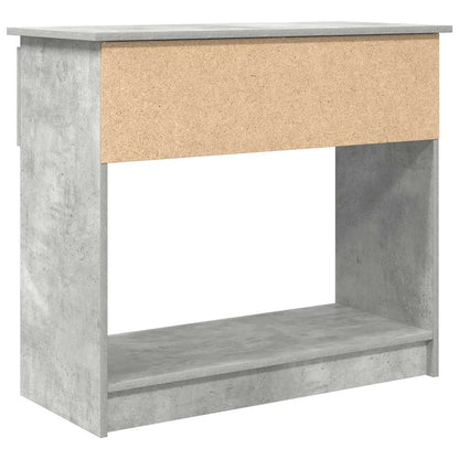 vidaXL Konsolentisch mit Schubladen Betongrau 85,5x38,5x74,5 cm