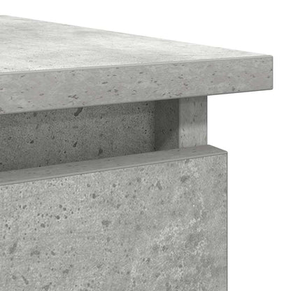 vidaXL Konsolentisch mit Schubladen Betongrau 85,5x38,5x74,5 cm