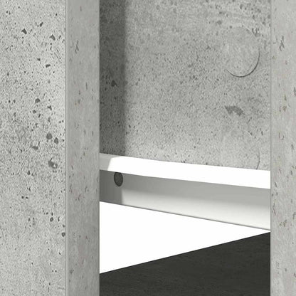 vidaXL Konsolentisch mit Schubladen Betongrau 85,5x38,5x74,5 cm