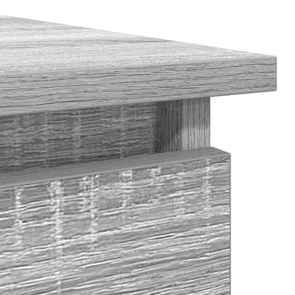 vidaXL Konsolentisch mit Schubladen Grau Sonoma 85,5x38,5x74,5 cm