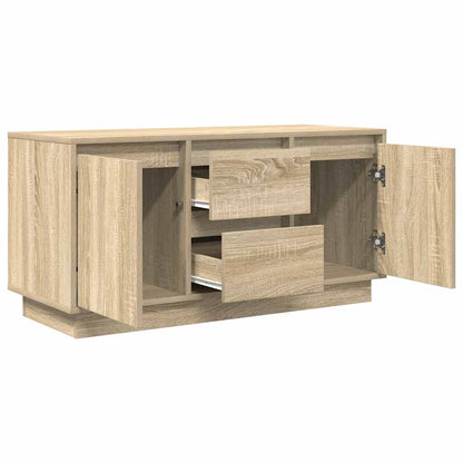 vidaXL TV-Schrank mit LED-Leuchten Sonoma-Eiche 100x41x50 cm