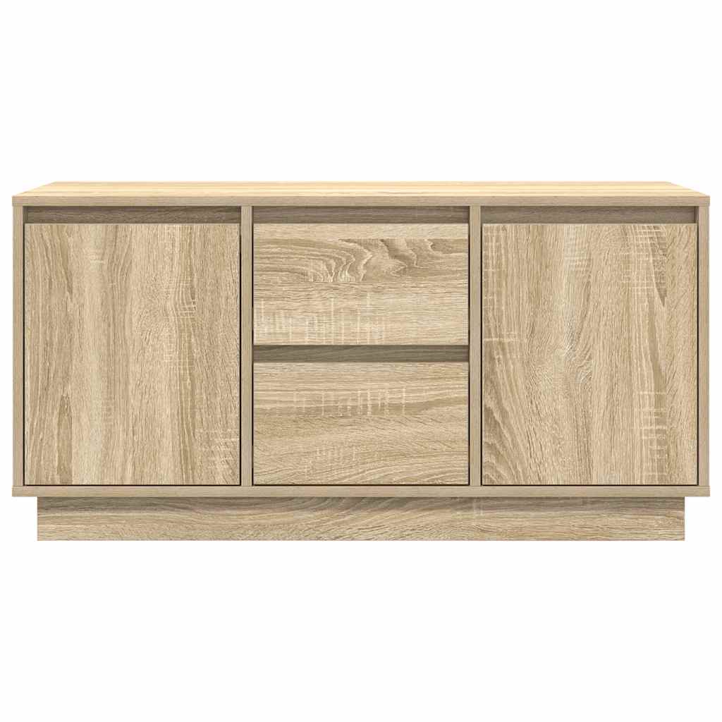 vidaXL TV-Schrank mit LED-Leuchten Sonoma-Eiche 100x41x50 cm