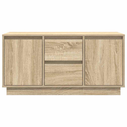 vidaXL TV-Schrank mit LED-Leuchten Sonoma-Eiche 100x41x50 cm