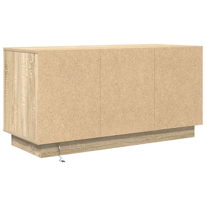 vidaXL TV-Schrank mit LED-Leuchten Sonoma-Eiche 100x41x50 cm