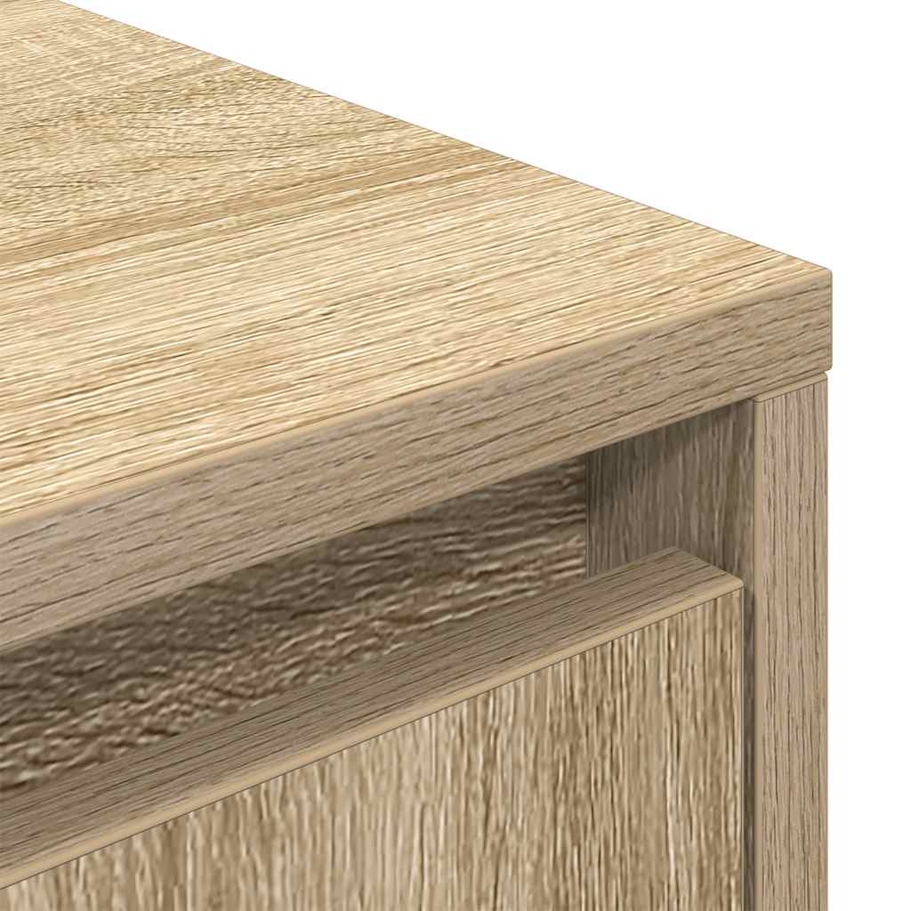 vidaXL TV-Schrank mit LED-Leuchten Sonoma-Eiche 100x41x50 cm
