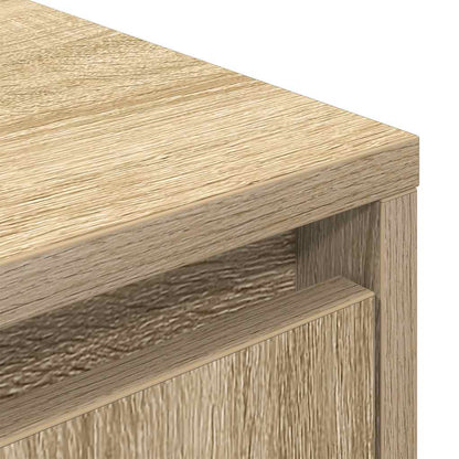 vidaXL TV-Schrank mit LED-Leuchten Sonoma-Eiche 100x41x50 cm