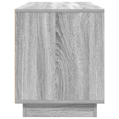 TV-Schrank mit LED-Leuchten Grau Sonoma 100x41x50 cm