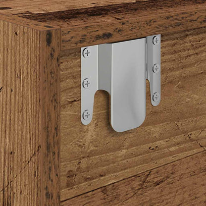vidaXL TV-Schränke 2 Stk. Altholz-Optik 60x31x25,5 cm Holzwerkstoff