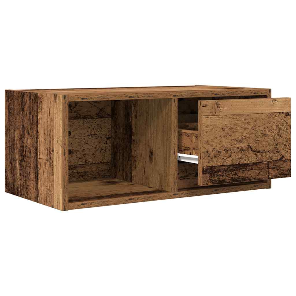 vidaXL TV-Schränke 2 Stk. Altholz-Optik 60x31x25,5 cm Holzwerkstoff