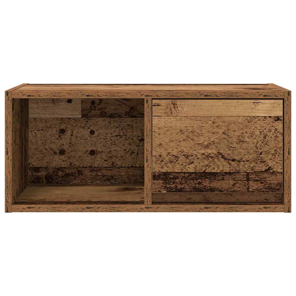 vidaXL TV-Schränke 2 Stk. Altholz-Optik 60x31x25,5 cm Holzwerkstoff