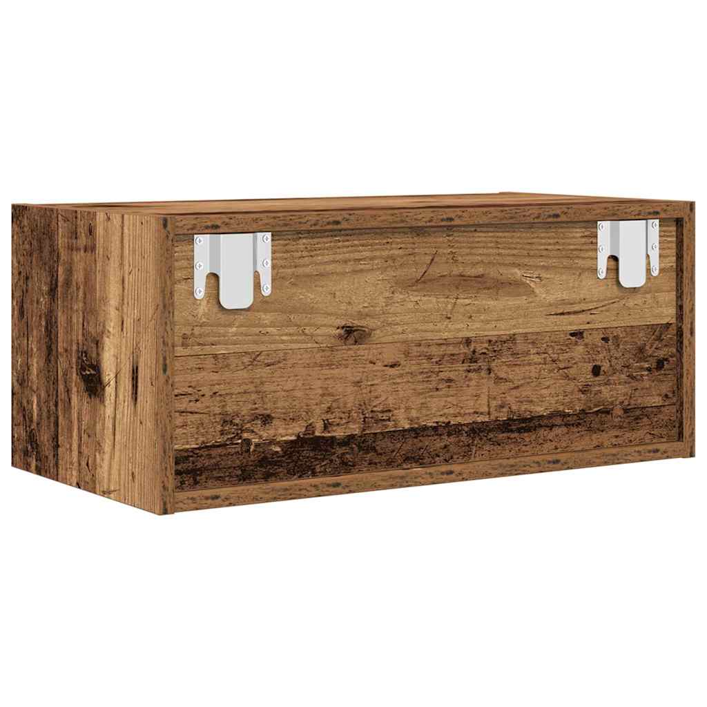 vidaXL TV-Schränke 2 Stk. Altholz-Optik 60x31x25,5 cm Holzwerkstoff