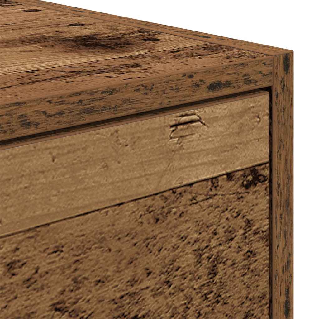 vidaXL TV-Schränke 2 Stk. Altholz-Optik 60x31x25,5 cm Holzwerkstoff