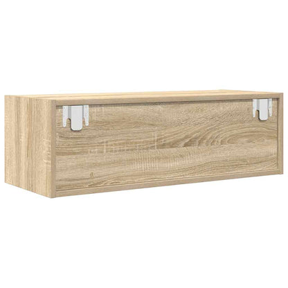 TV-Schränke 2 Stk. Sonoma-Eiche 80x31x25,5 cm Holzwerkstoff