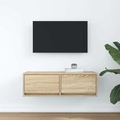 vidaXL TV-Schrank Sonoma-Eiche 80x31x25,5 cm Holzwerkstoff