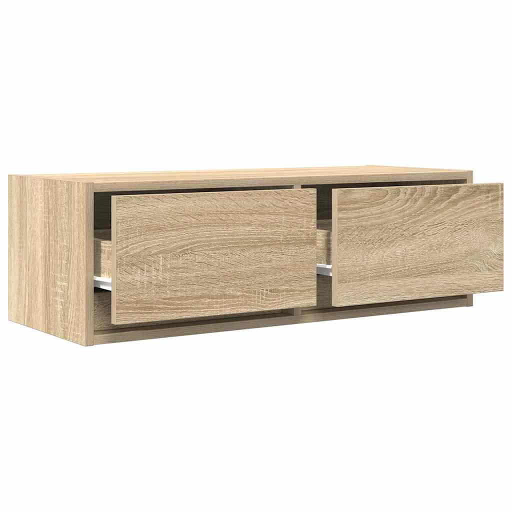 vidaXL TV-Schrank Sonoma-Eiche 80x31x25,5 cm Holzwerkstoff