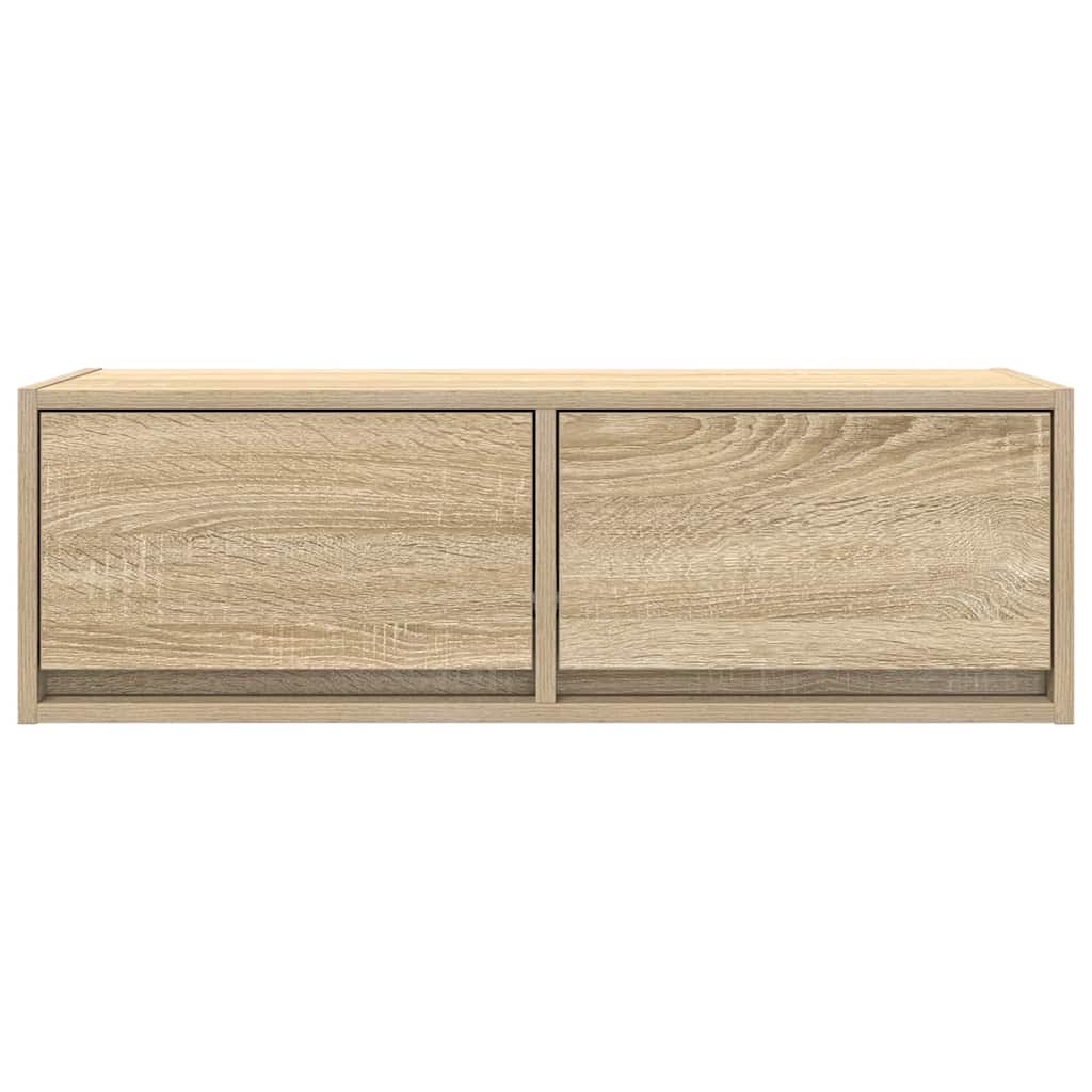 vidaXL TV-Schrank Sonoma-Eiche 80x31x25,5 cm Holzwerkstoff