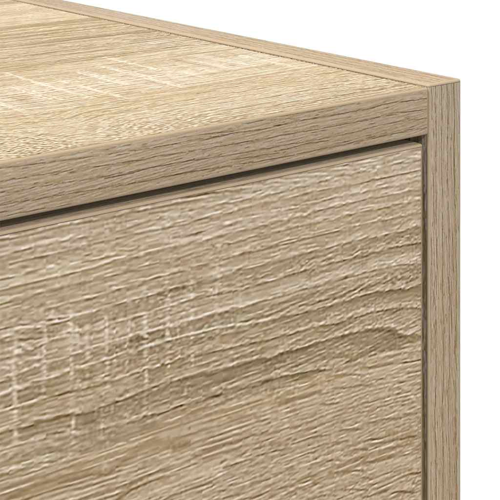 vidaXL TV-Schrank Sonoma-Eiche 80x31x25,5 cm Holzwerkstoff
