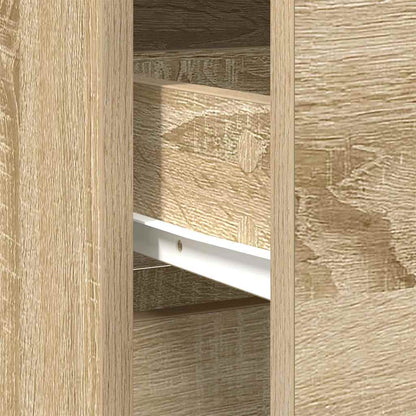 Sideboard mit Schublade Sonoma-Eiche 80x34x76 cm Holzwerkstoff