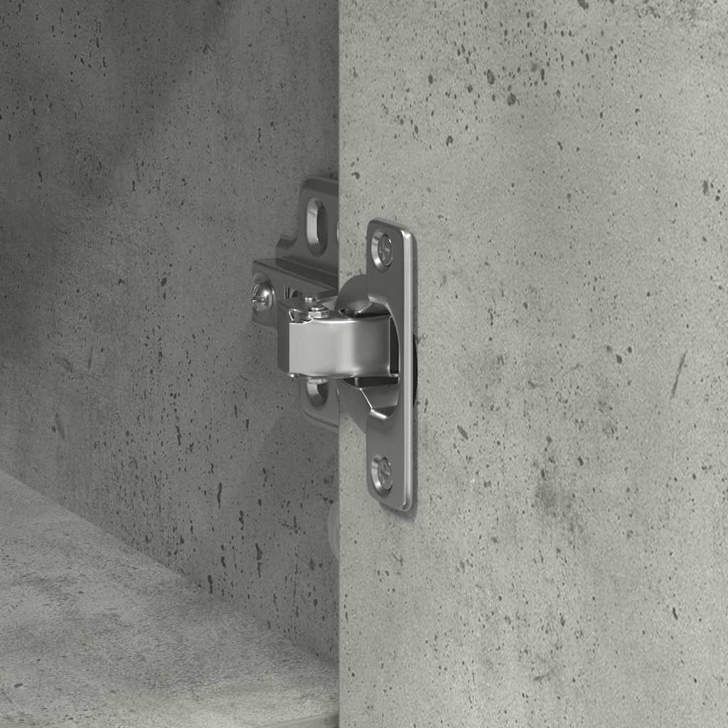 Sideboard mit Schublade Betongrau 101x35x76 cm Holzwerkstoff