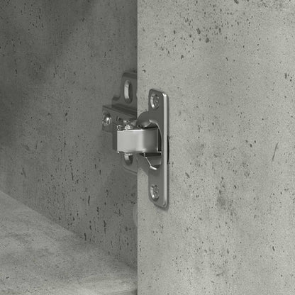 Sideboard mit Schublade Betongrau 101x35x76 cm Holzwerkstoff