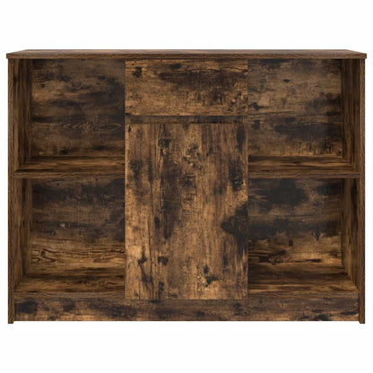 Sideboard mit Schublade Räuchereiche 101x35x76 cm Holzwerkstoff