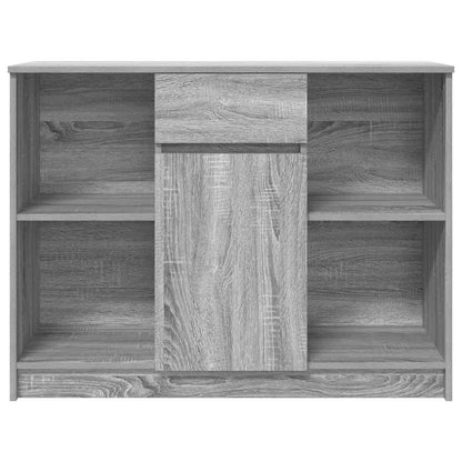 Sideboard mit Schublade Grau Sonoma 101x35x76 cm Holzwerkstoff
