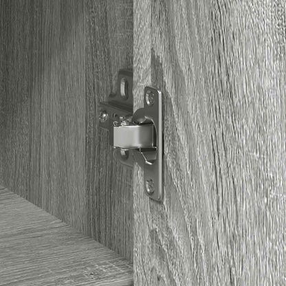 Sideboard mit Schublade Grau Sonoma 101x35x76 cm Holzwerkstoff