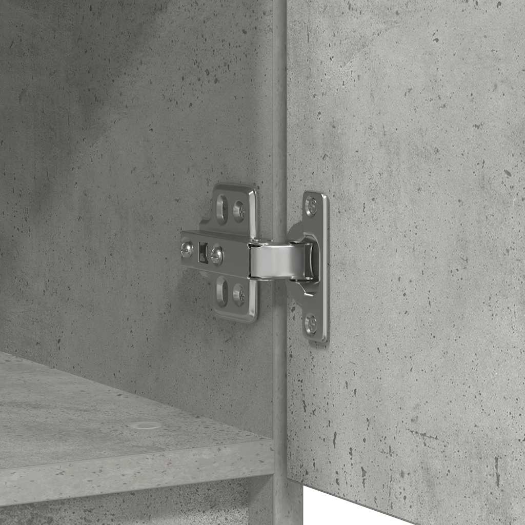 Sideboard mit Schublade Betongrau 71x35x65 cm Holzwerkstoff