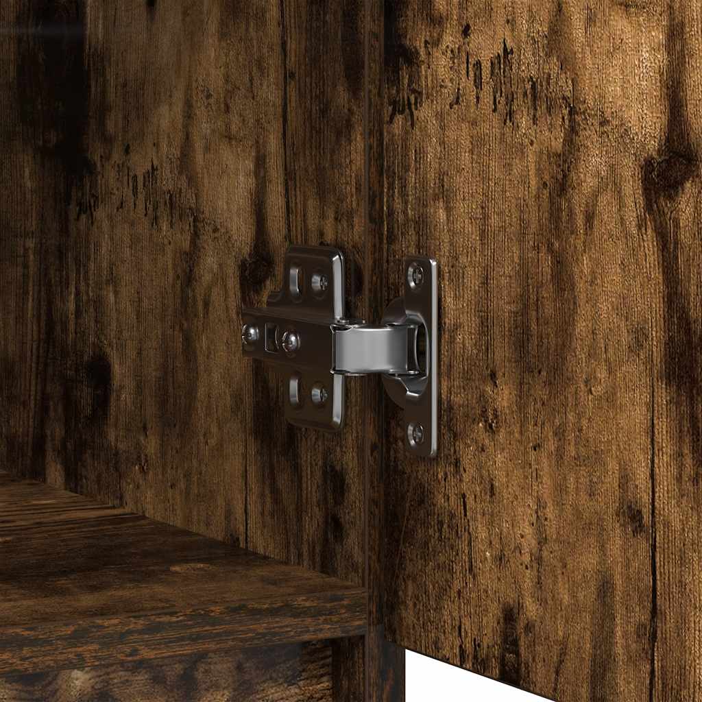 Sideboard mit Schublade Räuchereiche 71x35x65 cm Holzwerkstoff