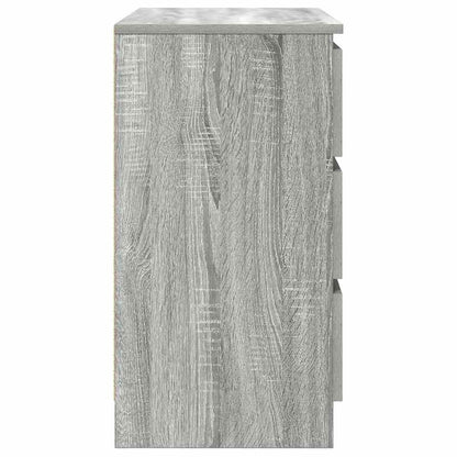 Sideboard mit Schublade Grau Sonoma 71x35x65 cm Holzwerkstoff