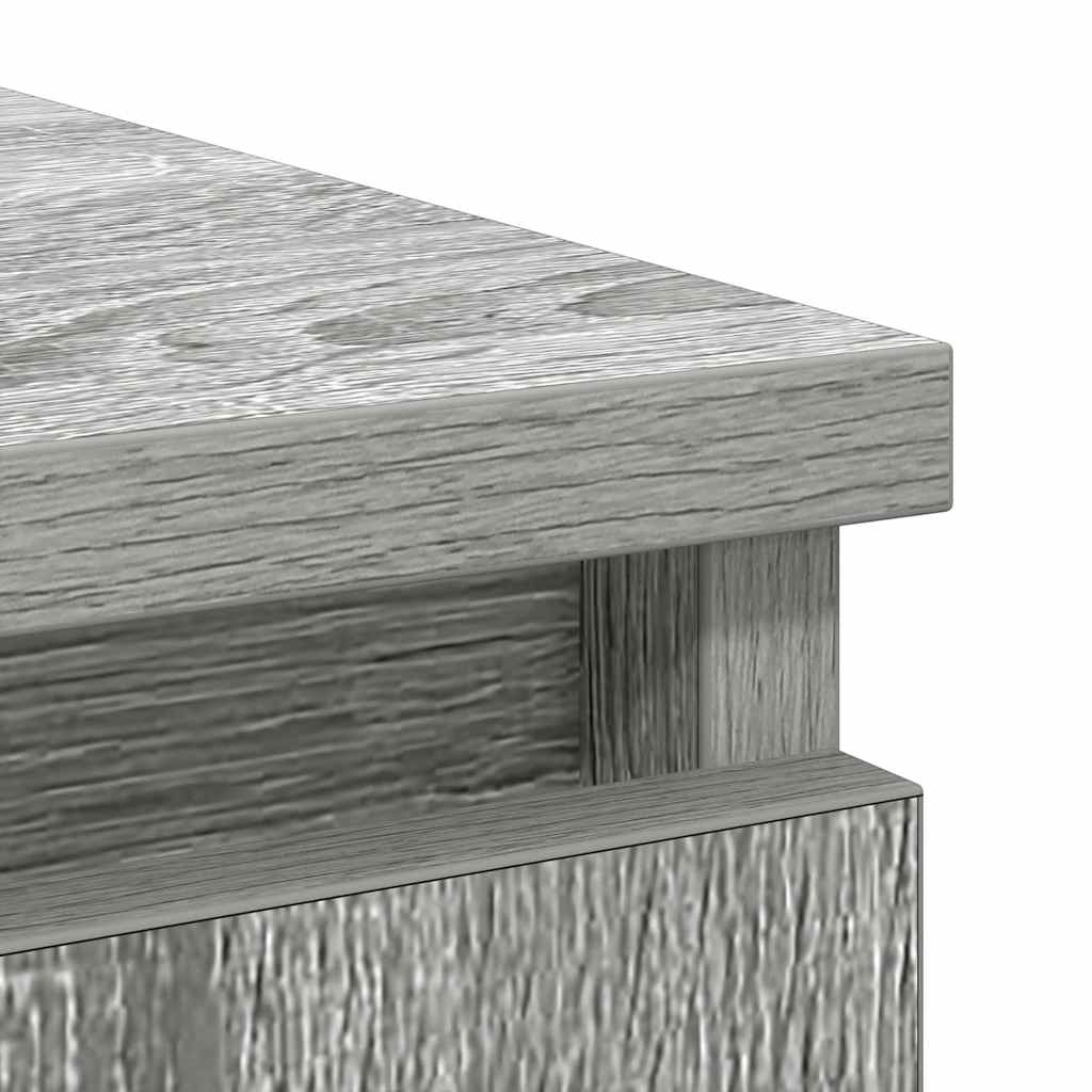 Sideboard mit Schubladen Grau Sonoma 71x35x84 cm Holzwerkstoff