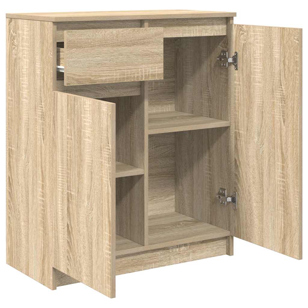 Sideboard mit Schublade Sonoma-Eiche 71x35x84 cm Holzwerkstoff