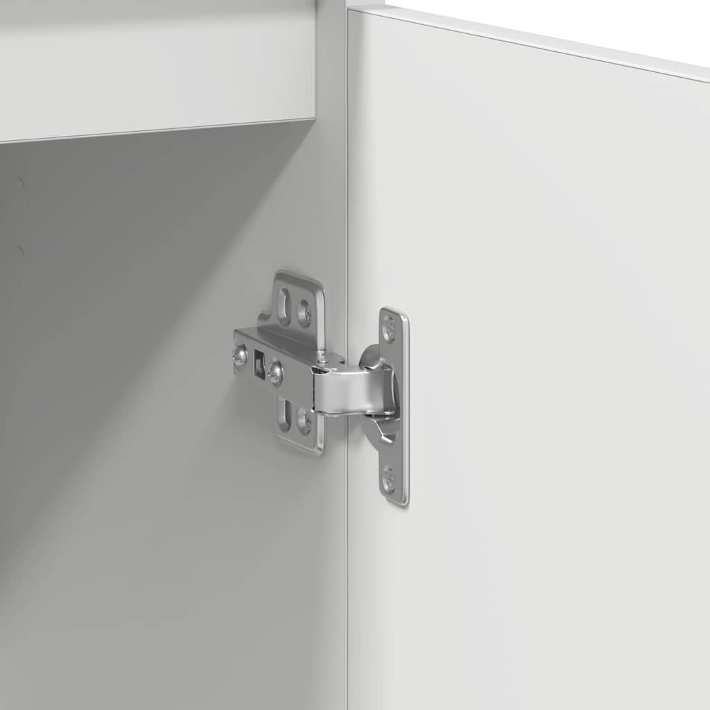 Sideboard mit Schublade Weiß 71x35x65 cm Holzwerkstoff