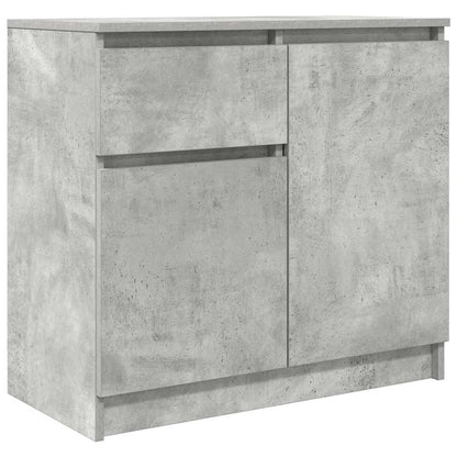 Sideboard mit Schublade Betongrau 71x35x65 cm Holzwerkstoff