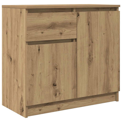 Sideboard mit Schublade Artisan-Eiche 71x35x65 cm Holzwerkstoff