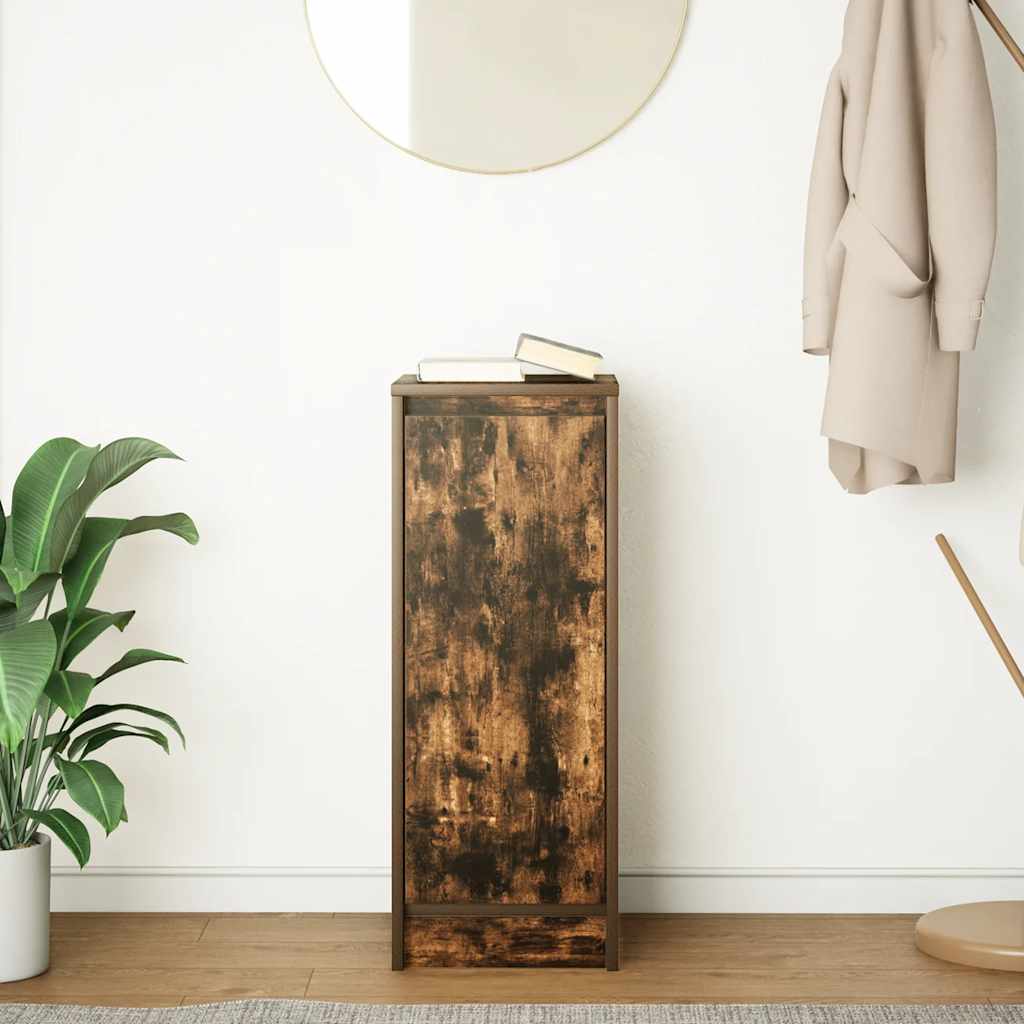 Sideboard Räuchereiche 29,5x34x76 cm Holzwerkstoff