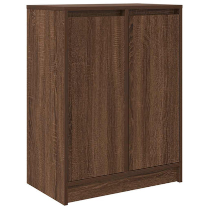 vidaXL Sideboard Braun Eichen-Optik 57x34x76 cm Holzwerkstoff