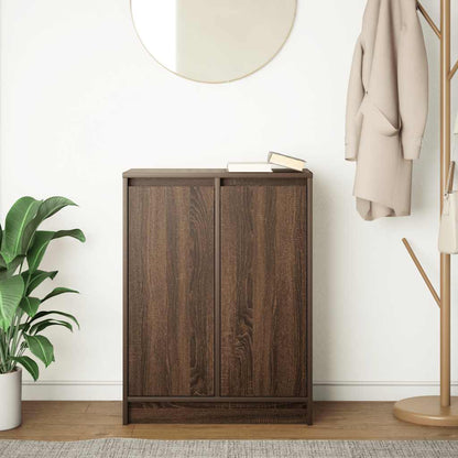 vidaXL Sideboard Braun Eichen-Optik 57x34x76 cm Holzwerkstoff