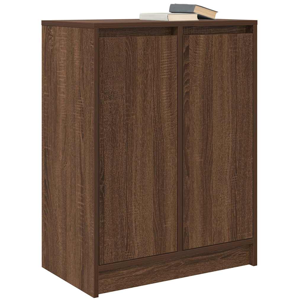 vidaXL Sideboard Braun Eichen-Optik 57x34x76 cm Holzwerkstoff
