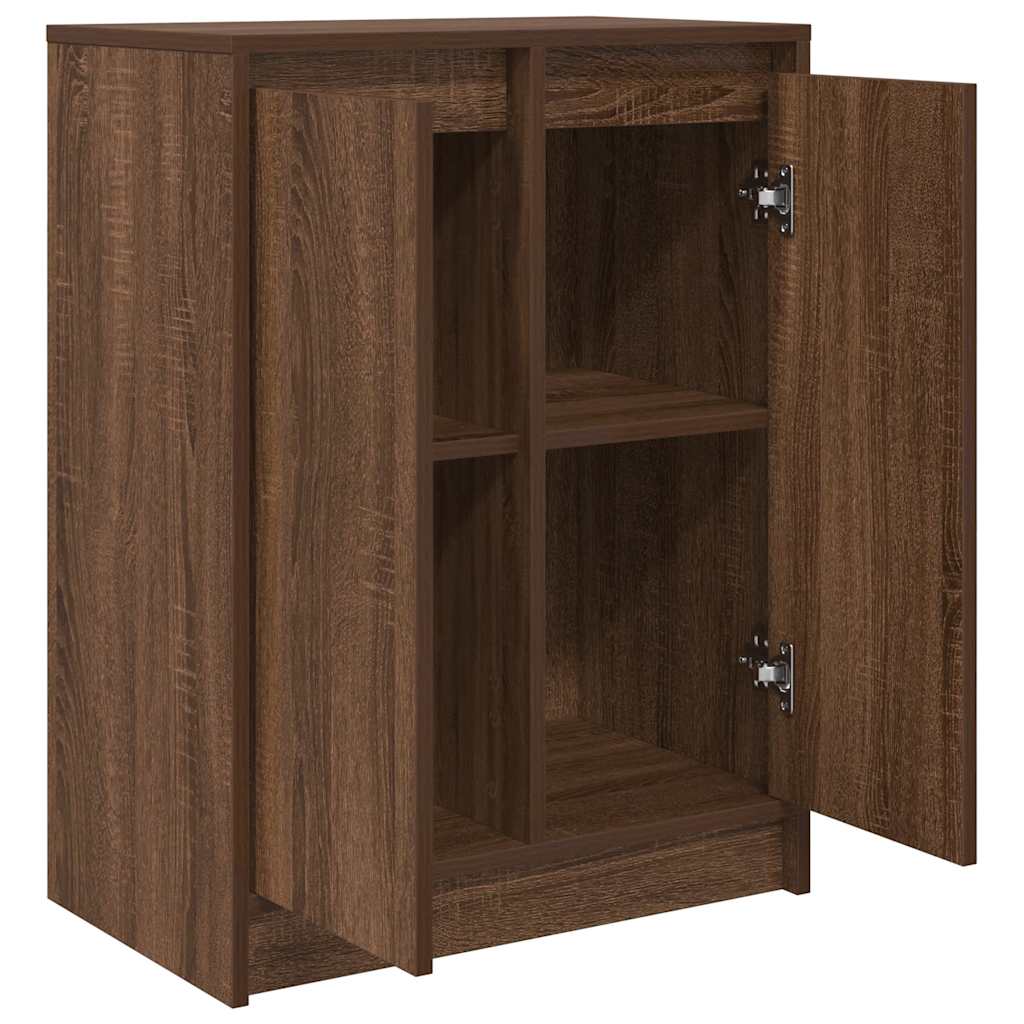 vidaXL Sideboard Braun Eichen-Optik 57x34x76 cm Holzwerkstoff